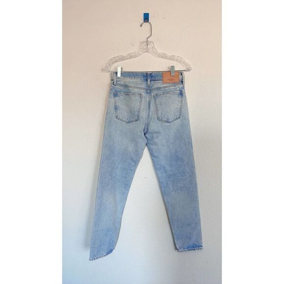 MOUSSY VINTAGE Naval Tapered Mid Rise Jeans light blue 25” - Picture 11 of 11